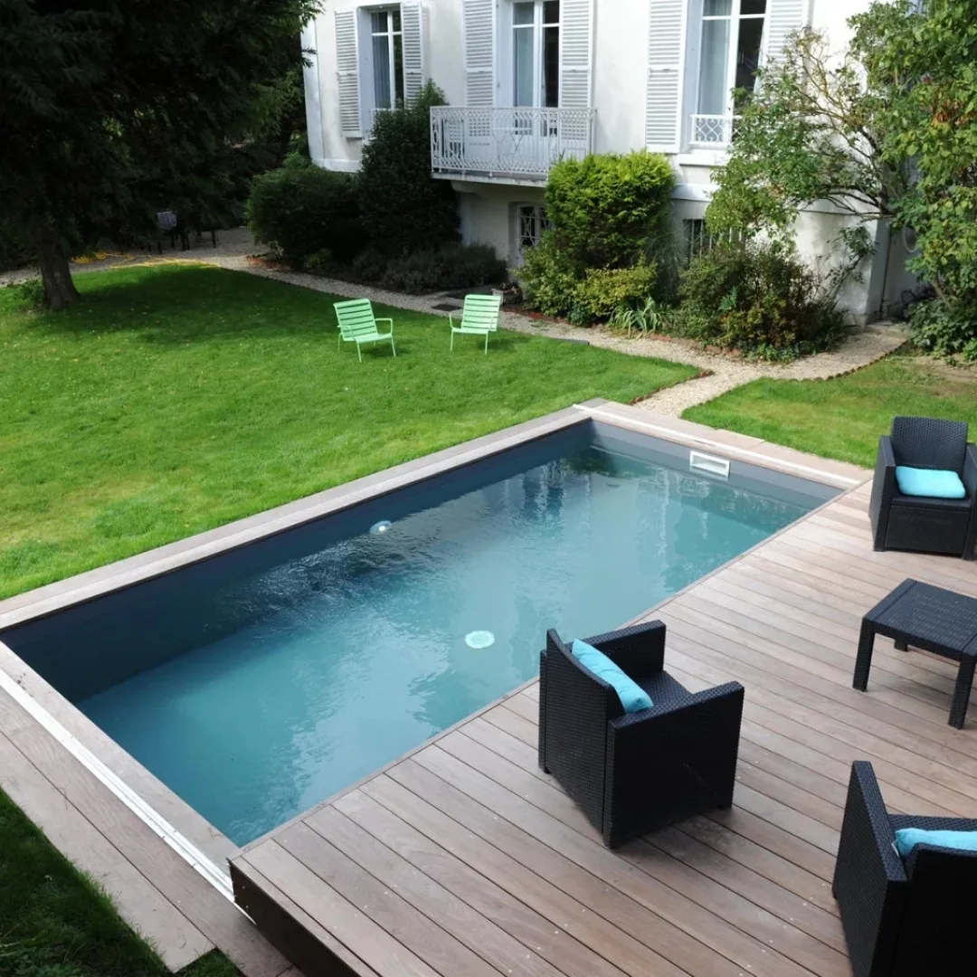 Раздвижная терраса для бассейна в Саратове