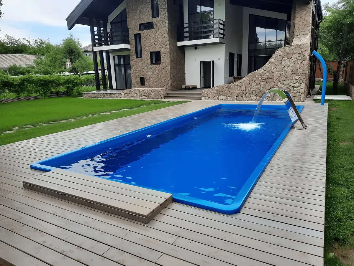 Композитный бассейн Laguna 9 — вид сверху в Саратове